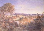 Samuel Palmer A View of Ancient Rome oil on canvas